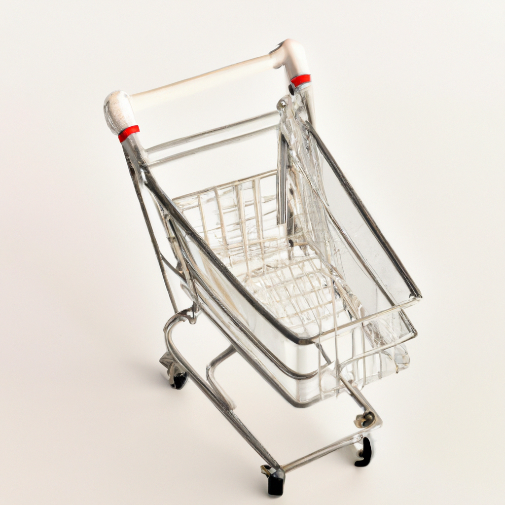 Empty cart minimal icon
